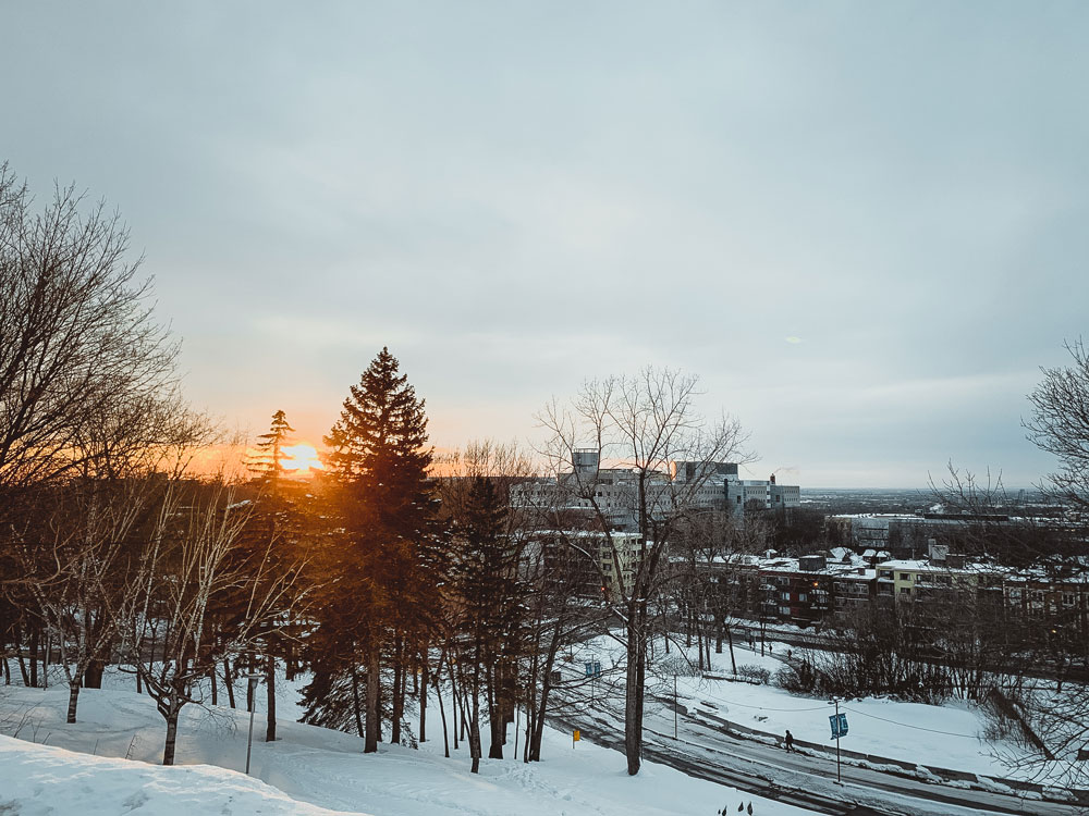 Snow in Montréal, Canada 🇨🇦