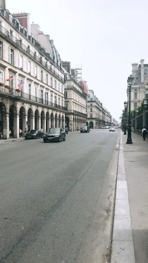 Rue de Rivoli in Paris